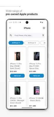 Buy pre-owned Apple products android App screenshot 10